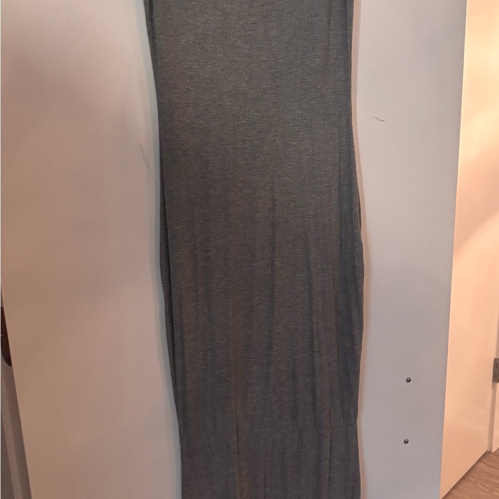 SKIMS Gray Maxi Dress